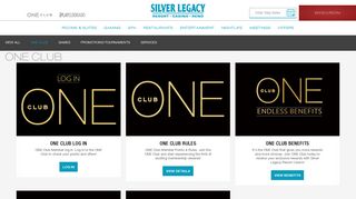 Gaming - One Club | Silver Legacy Resort Casino