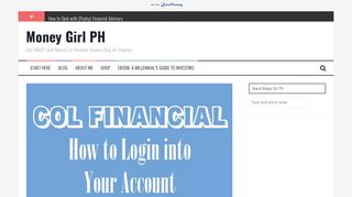 {COL Financial Tutorial} How to Login into your COL Account - Money ...