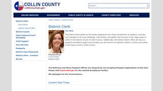 District Clerk - Collin County