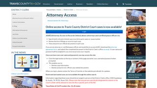 Attorney Access - Travis County