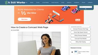 How to Create a Comcast Web Page | It Still Works