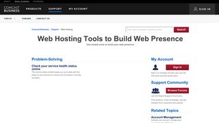 Web Hosting Tools to Build Web Presence | Comcast Business