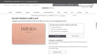 David's Bridal Credit Card Information | David's Bridal