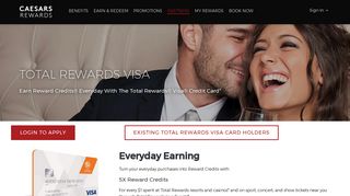 Total Rewards Visa® Card - Caesars Entertainment