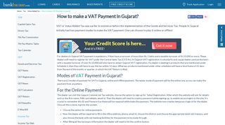 How to make VAT Payment in Gujarat - Modes of Payment - BankBazaar