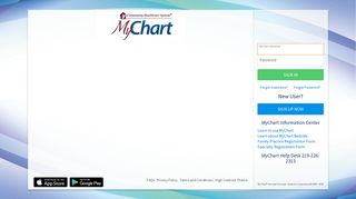 FAQs - MyChart - Login Page - Community Healthcare System