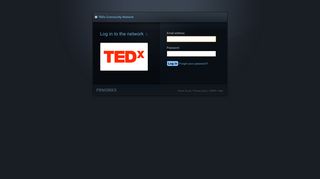 TEDx Community Network / Log in