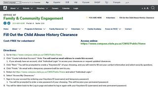 Fill Out the Child Abuse History Clearance – Family & Community ...