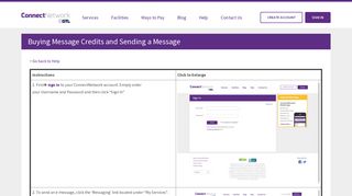 Buy Message Credits and Send Messages | ConnectNetwork