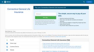 Connecticut General Life Insurance (Cigna): Login, Bill Pay, Customer ...