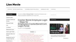 Cracker Barrel Employee Login – Steps for Employees.CrackerBarrel ...
