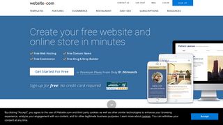 Create Your Website for Free — Website.com