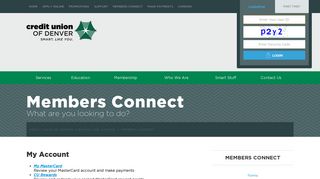 Members Connect | Credit Union of Denver Checking and Savings