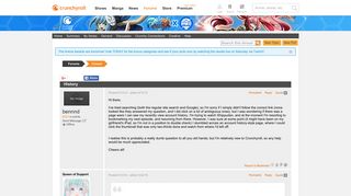 Crunchyroll - Forum - History