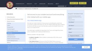 Mobile App - CSU-Global Campus