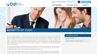 Benefits of CUDC - CU Direct Connect