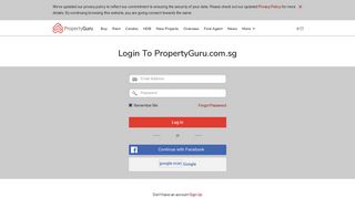 Login | PropertyGuru Singapore