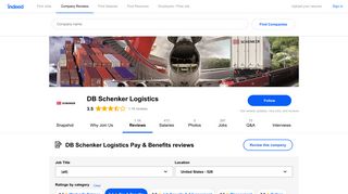 Working at DB Schenker Logistics: 164 Reviews about Pay & Benefits ...