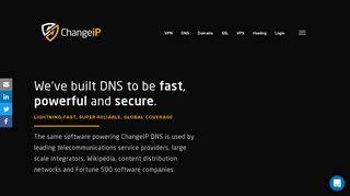 Free Dynamic DNS and Premium DNS Hosting - ChangeIP.com