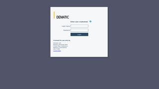login - Dematic