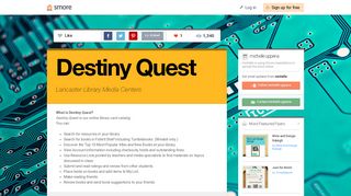 Destiny Quest | Smore Newsletters