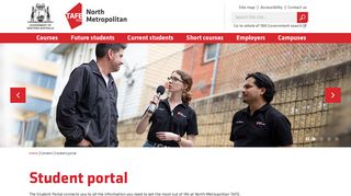 Student portal | North Metropolitan TAFE