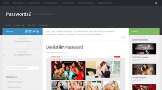 DevilsFilm Password | PasswordsZ