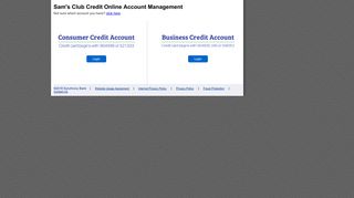 Sam's Club - Sam's Club Personal Credit - Synchrony Bank Redirect