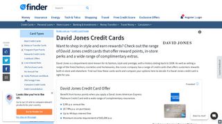 David Jones Credit Card – Review | finder.com.au