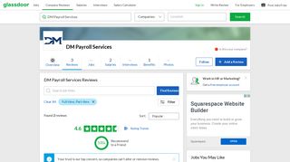 DM Payroll Services Reviews | Glassdoor