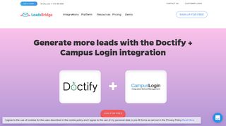 Generate more leads with the Doctify + Campus Login integration ...