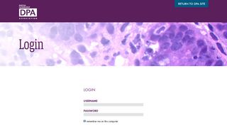 Login - Digital Pathology Association