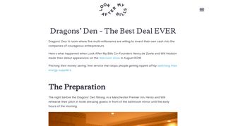 Dragons' Den - The Best Deal EVER - Look After My Bills