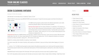 Dsbn Elearning Ontario – Your Online Classes