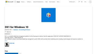 Get DX1 for Windows 10 - Microsoft Store