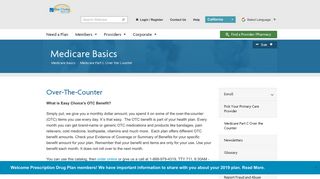 Medicare Part C Over the Counter - | WellCare