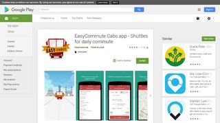 EasyCommute Cabs app - Shuttles for daily commute - Apps on ...