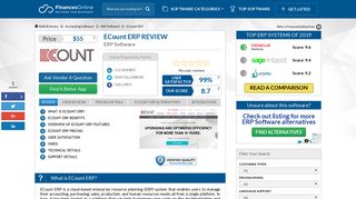 ECount ERP Reviews: Overview, Pricing and Features