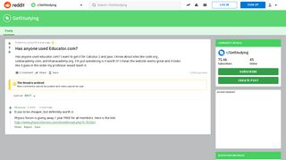 Has anyone used Educator.com? : GetStudying - Reddit