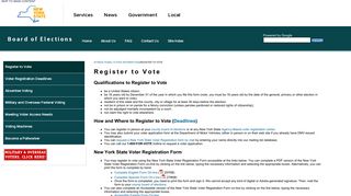 Register to Vote - New York State Board of Elections