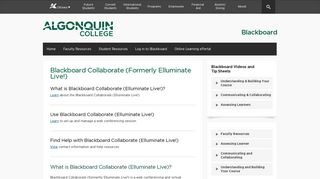 Blackboard Collaborate (Formerly Elluminate Live!) | Blackboard