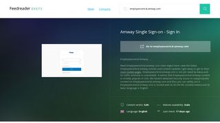 Get Employeecentral.amway.com news - Amway Single Sign-on ...