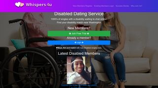 Whispers4u - Disabled Dating Service - Singles & Disability