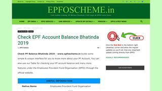 Check PF Account Balance Bhatinda 2019 - Claim Status | PB/BTI