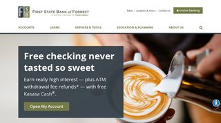 First State Bank of Forrest | Forrest, IL – Peoria Heights, IL – Fairbury, IL