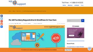 Fix: 429 Too Many Requests Error In WordPress On Your Own