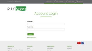 login - Plain Green Loans