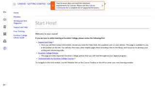 Start Here!: CAN100: GETTING STARTED - CANVAS ... - Login