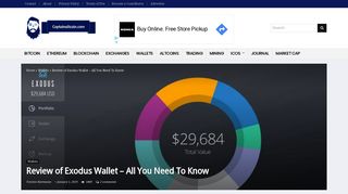 Exodus Wallet Review 2019 - Is Exodus safe and how high are the fees?