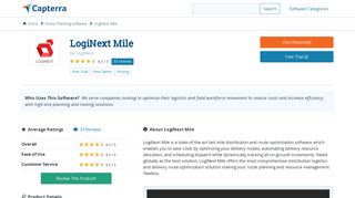 LogiNext Mile Reviews and Pricing - 2019 - Capterra